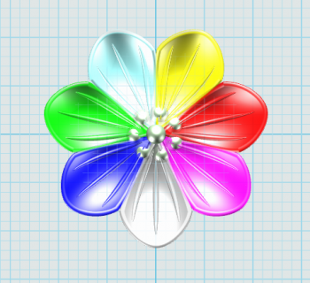 3D梅花