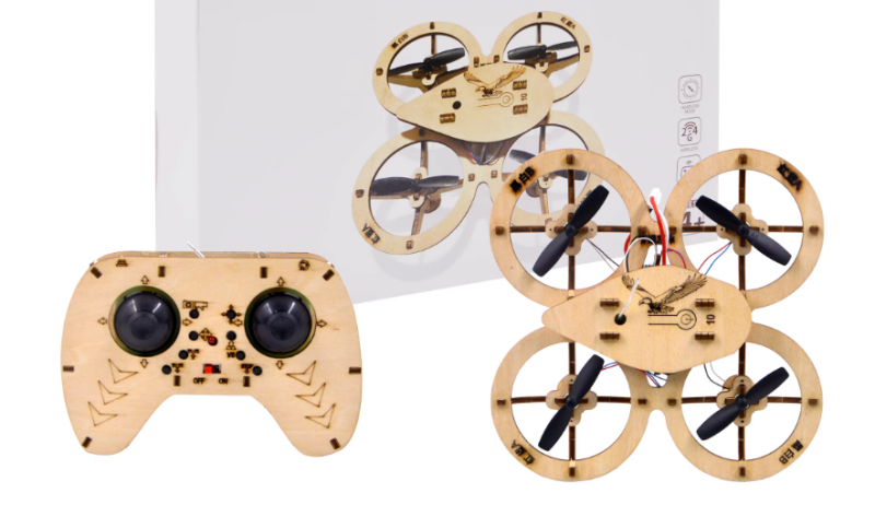 积木无人机拼装视频教程（航模社团）